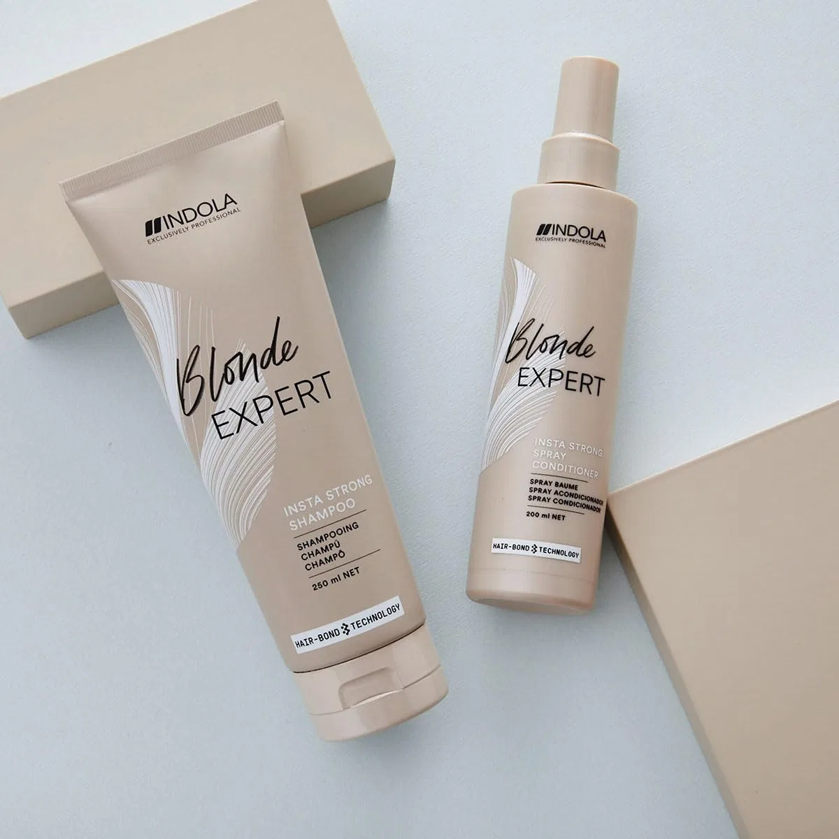Спрей-кондиционер «Profession Blonde Expert Insta Strong» от Indola, 200 мл Indola — фото 4