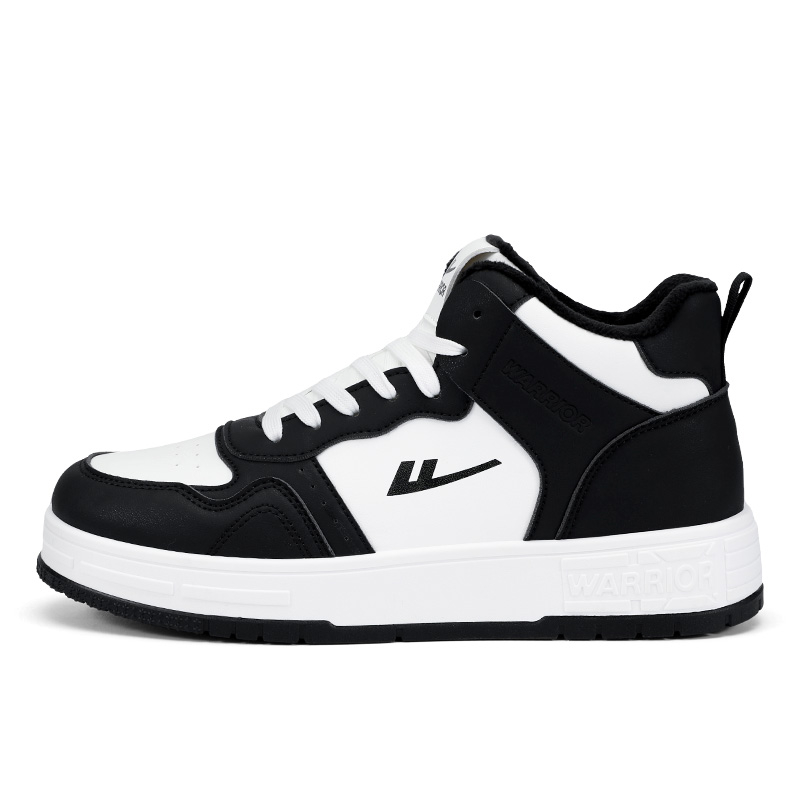 

Термостойкие абразивоустойчивые высокие кроссовки для скейтбординга, мужские WARRIOR, черный белый