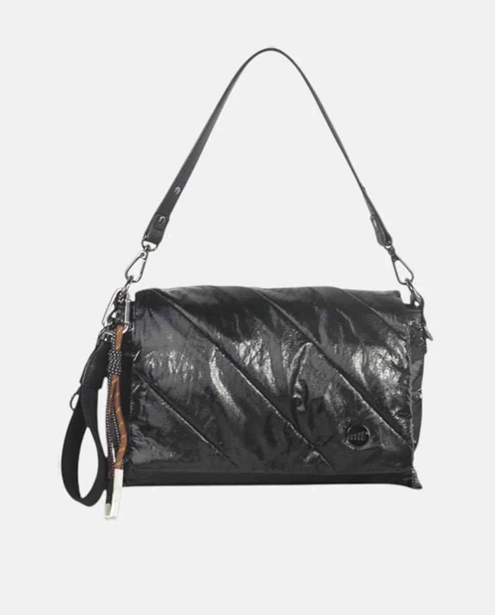 

Нейлоновая сумка через плечо с клапаном Volum, черный