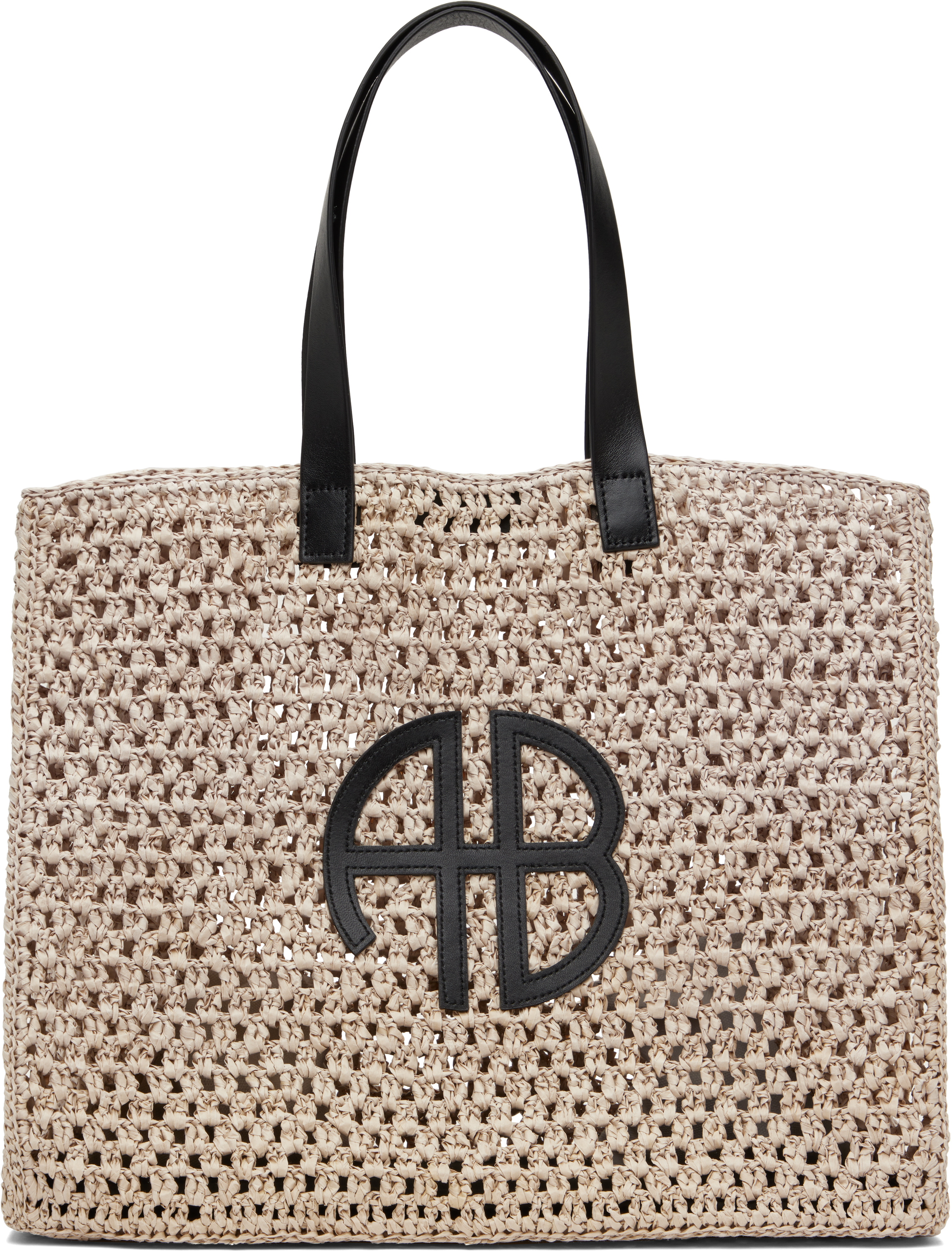 

Большая бежевая сумка Rio Tote ANINE BING, Natural, Бежевый, Большая бежевая сумка Rio Tote ANINE BING, Natural