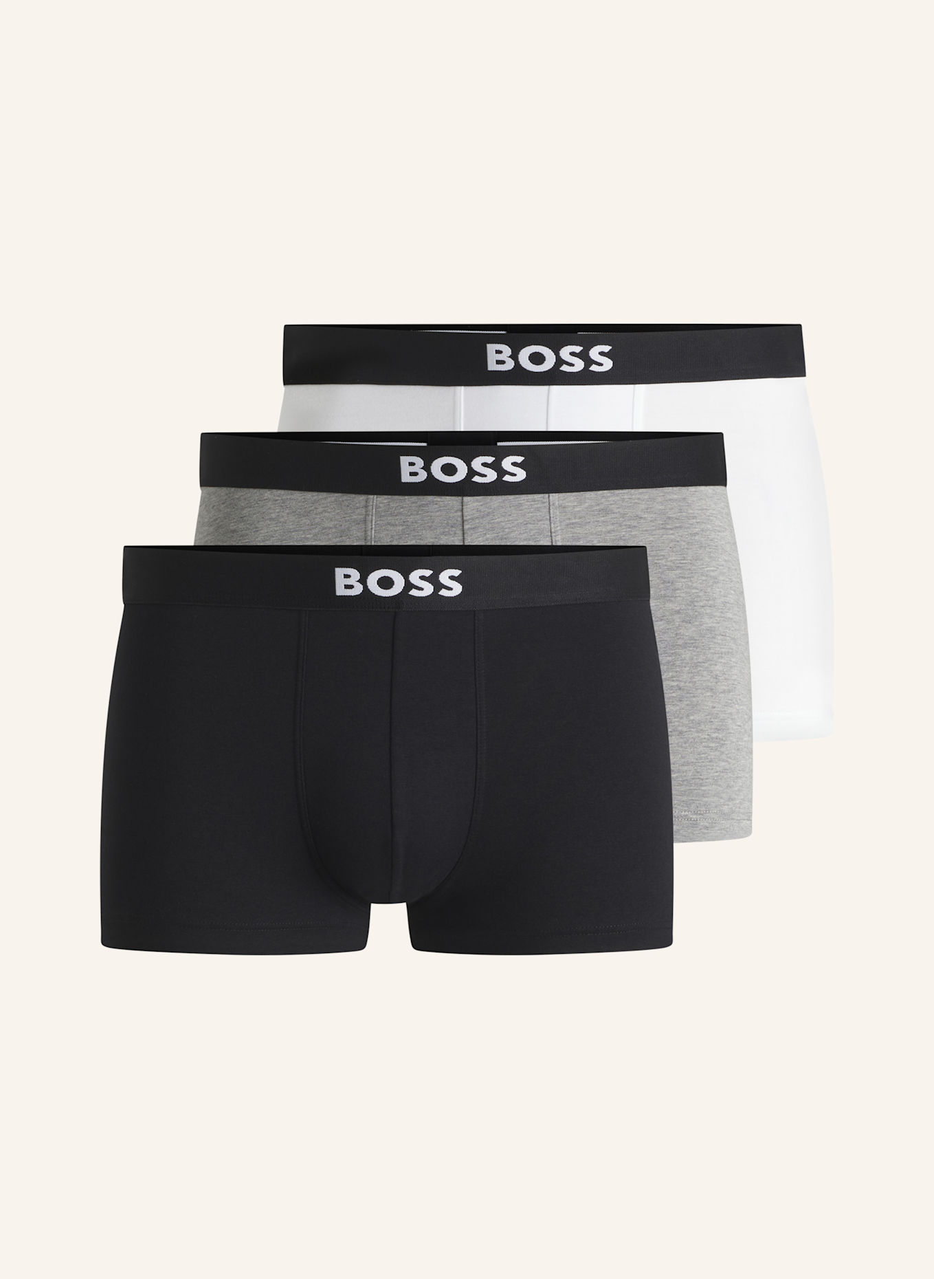 

3 пары трусов-боксеров один Boss, мультиколор