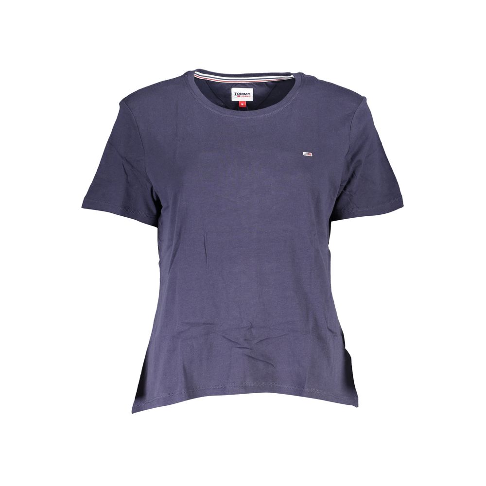 

Синяя хлопковая футболка Tommy Hilfiger, синий