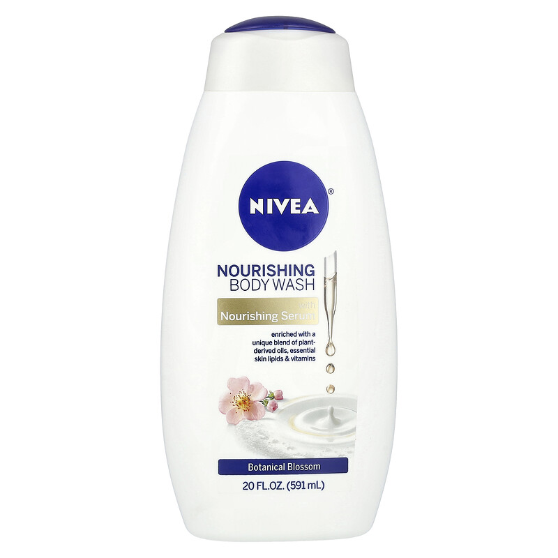 

Nivea, Питательный гель для душа, растительные цветы, 591 мл (20 жидк. унц.)