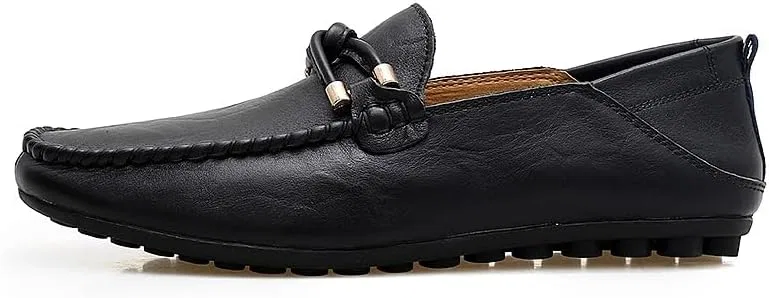Лоферы кожаные Loafers Black PUGHGAETZF — фото 3