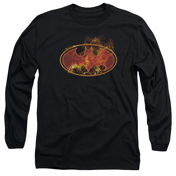 

Футболка с длинным рукавом Batman flames logo Licensed Character