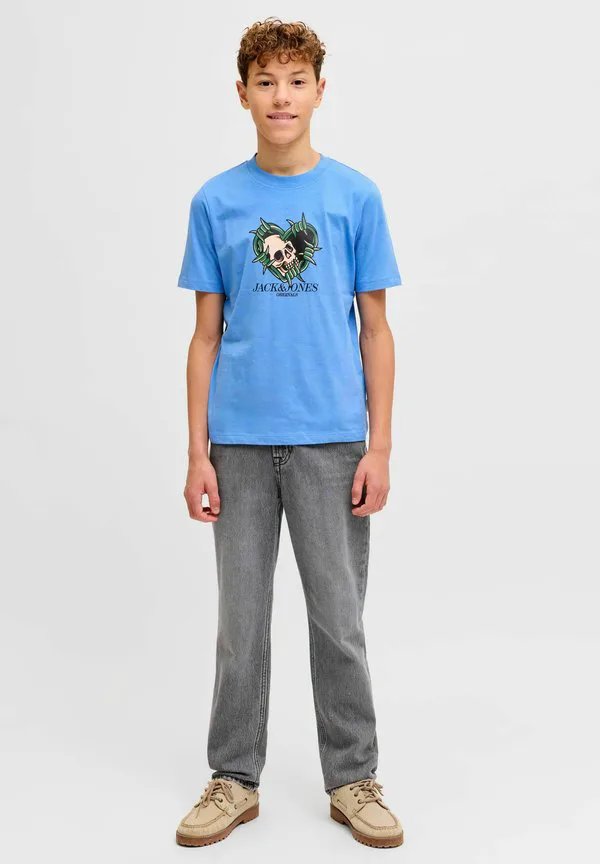 Футболка с принтом черепа jorcatskills ss cn sn jnr Jack & Jones Junior, Marina