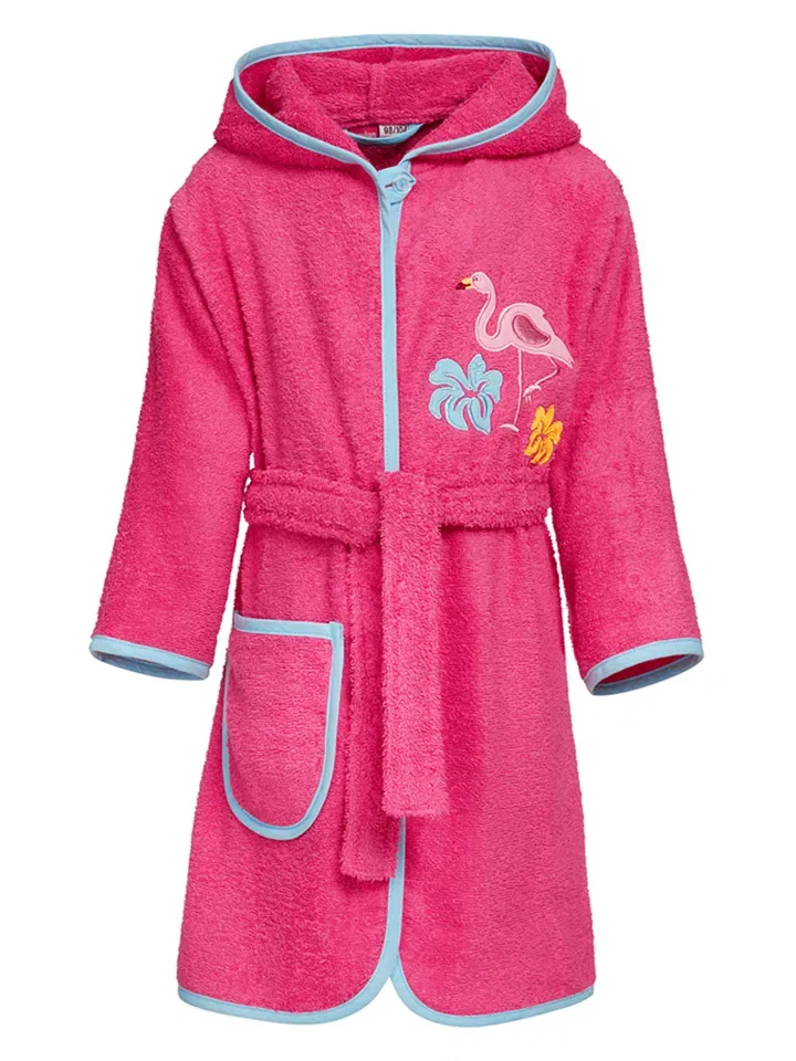 Банный халат, хлопок махровый, Playshoes, розовый