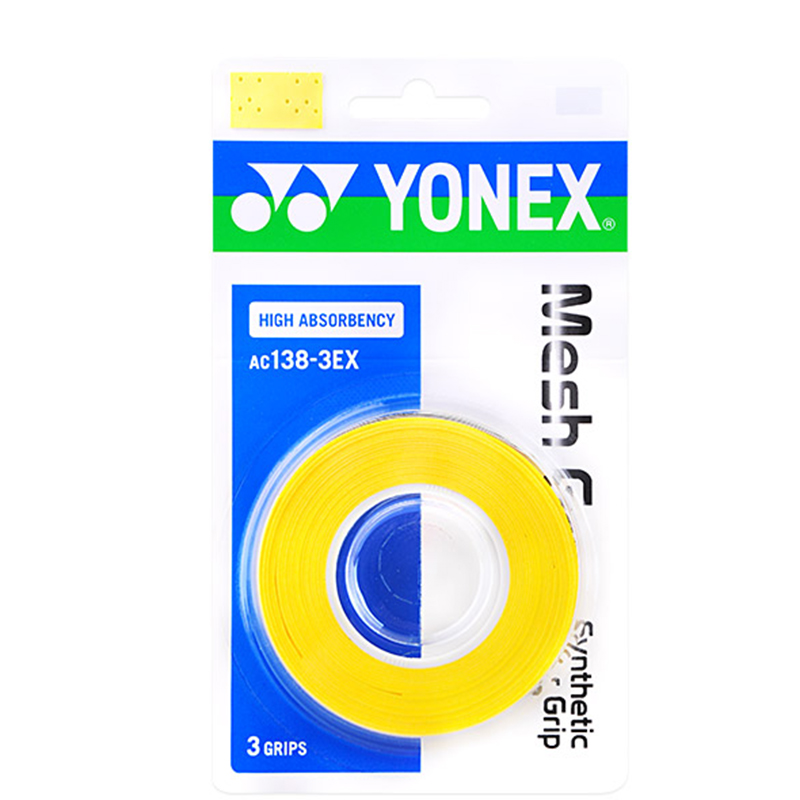

Лента для обмотки ручки ракетки для бадминтона YONEX, желтый