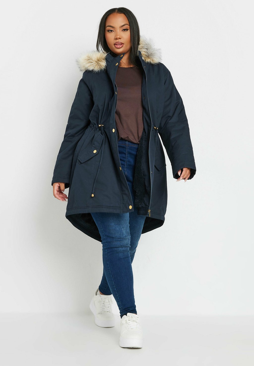 

Парка Yours Clothing, темно-синий
