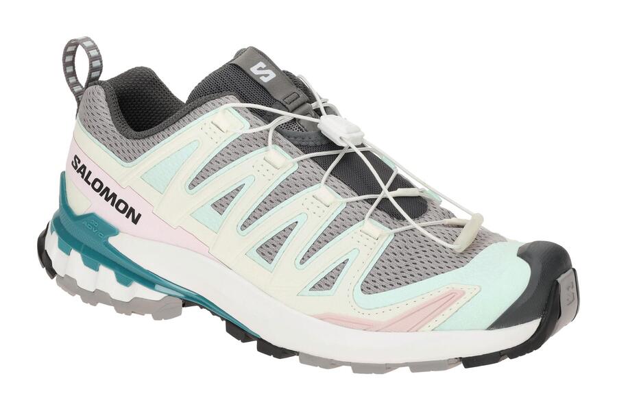 Кроссовки Salomon XA Pro 3D V9 женские, серые, комбинированные, 471189