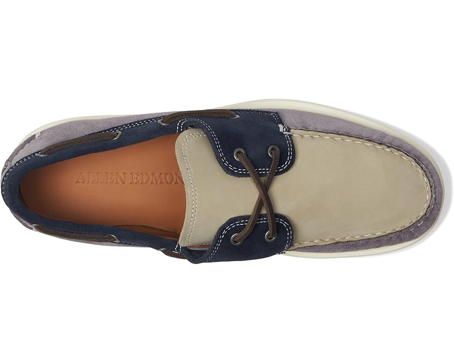 Мужские лодочные ботинки Allen Edmonds Panama, Steel Blue Mix Leather — фото 2