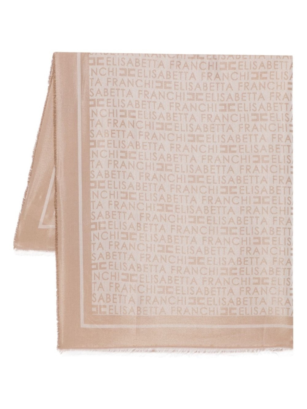 

Elisabetta Franchi шарф Pashmina, коричневый