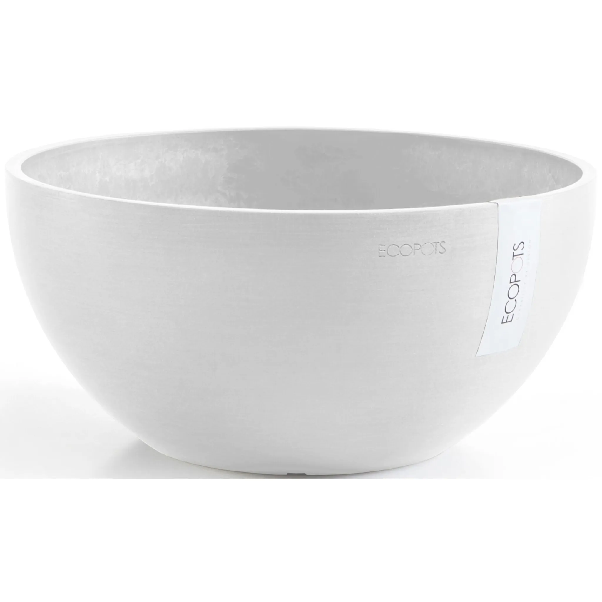 

Цветочный горшок ECOPOTS «Brussels 30 White», для внутреннего и наружного применения: морозостойкий, ударопрочный и светостойкий, белый