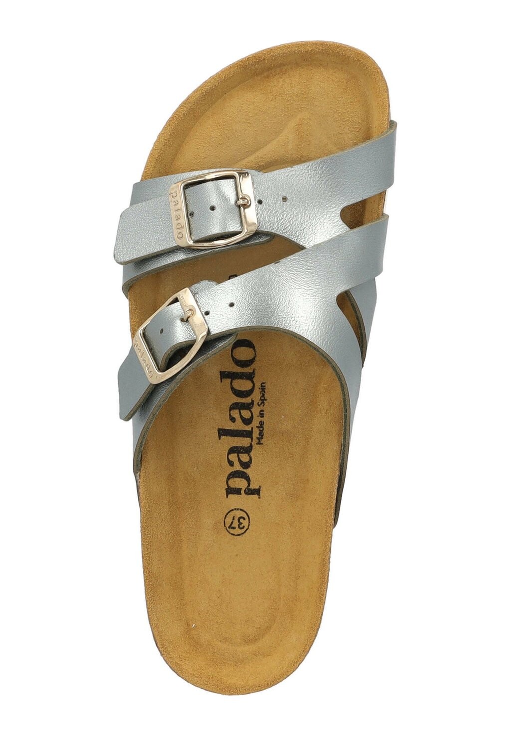 Туфли-мюли на плоской подошве ARRILA PF Palado, цвет khaki metallic — фото 3