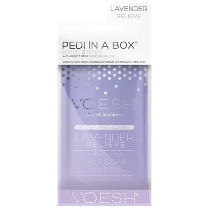 

Voesh Pedi In A Box Basic 3 Step Lavender Relief 35 г 20 г 15,5 г Voesh New York