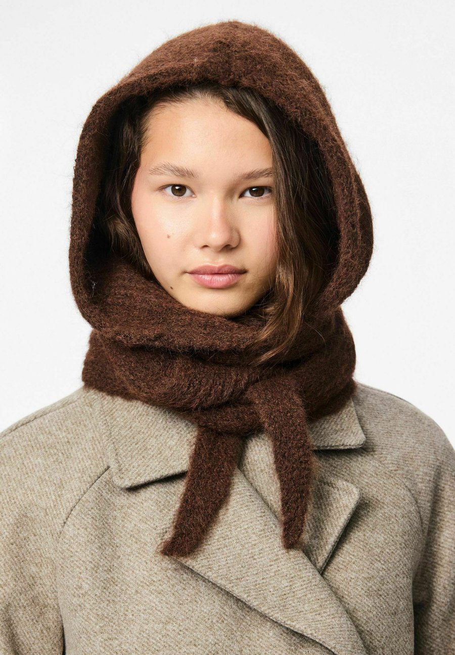 

Шапка Pieces REBEKKA, Hot Fudge/Dark Brown