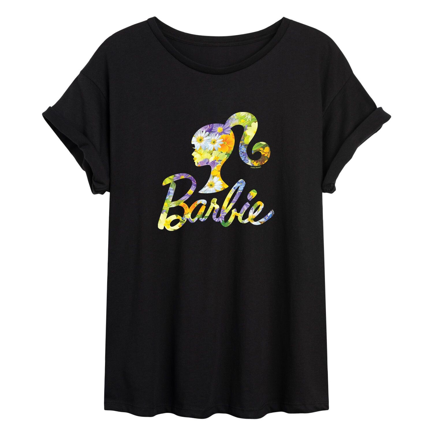 

Весенняя футболка Barbie с цветочным рисунком для юниоров Licensed Character