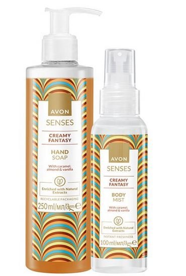 

Avon, Creamy Fantasy, набор косметики по уходу, 2 шт.