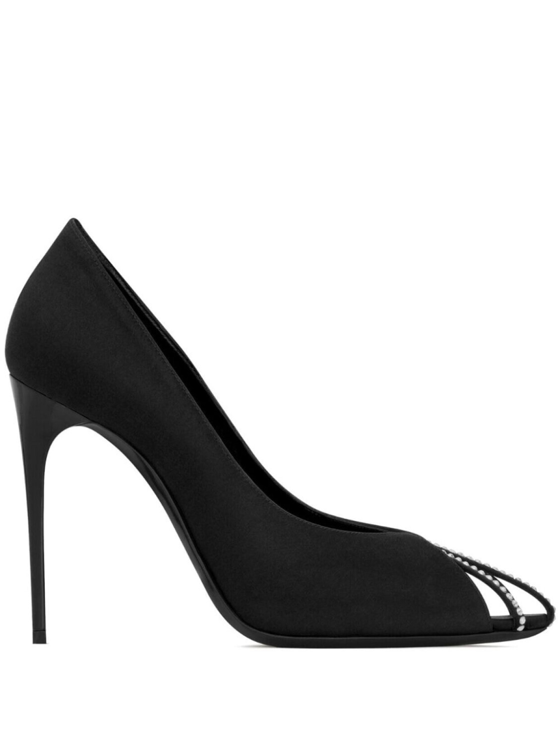 

Saint Laurent туфли Martinique 110 с кристаллами, черный