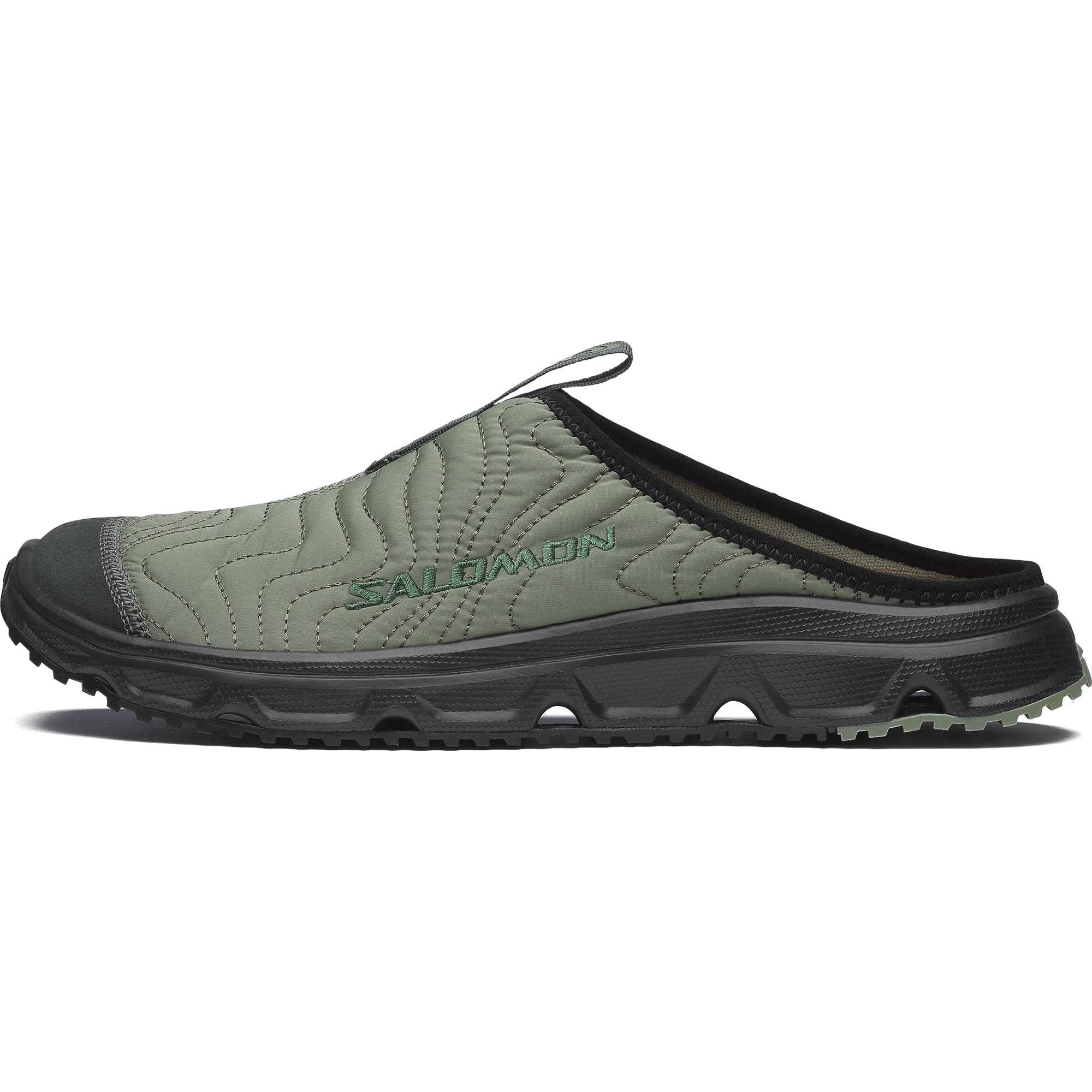 

SALOMON Закрытые тапочки унисекс светло-армейский зеленый/черный, цвет Light Army Green/Black