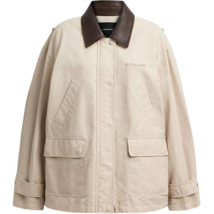 

Куртка и пальто SS26 для женщин COACH, бежевый