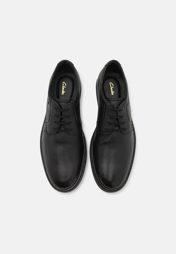Ботинки Atticus smart lace ups Clarks, черный — фото 4