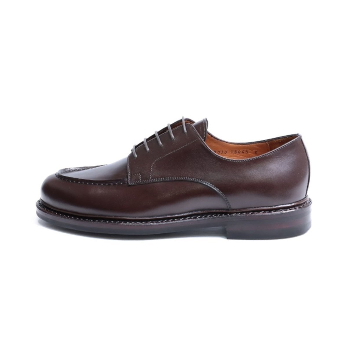 JALAN SRIWIJAYA 99030 Мужские туфли с U-образным вырезом и подошвой Dainite Jalan Sriwijaya, DARK BROWN — фото 3