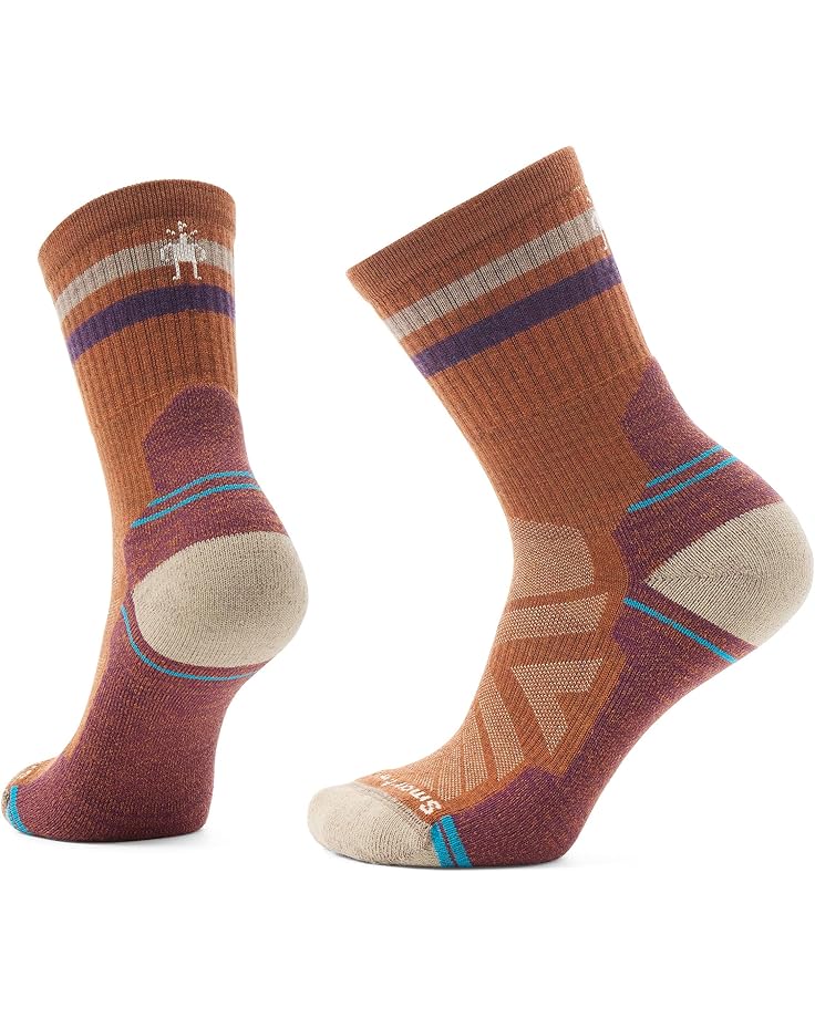 

Носки Smartwool Hike Light Cushion Tube Stripe Crew Socks, цвет Fossil