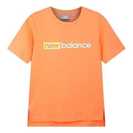 

Футболка дышащие с круглым вырезом и коротким рукавом оранжево- New Balance, желтый