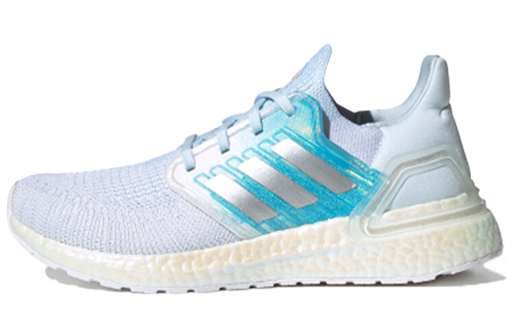 

Кроссовки adidas Ultra Boost 20 Blue Silver Women's, Синий, Кроссовки adidas Ultra Boost 20 Blue Silver Women's