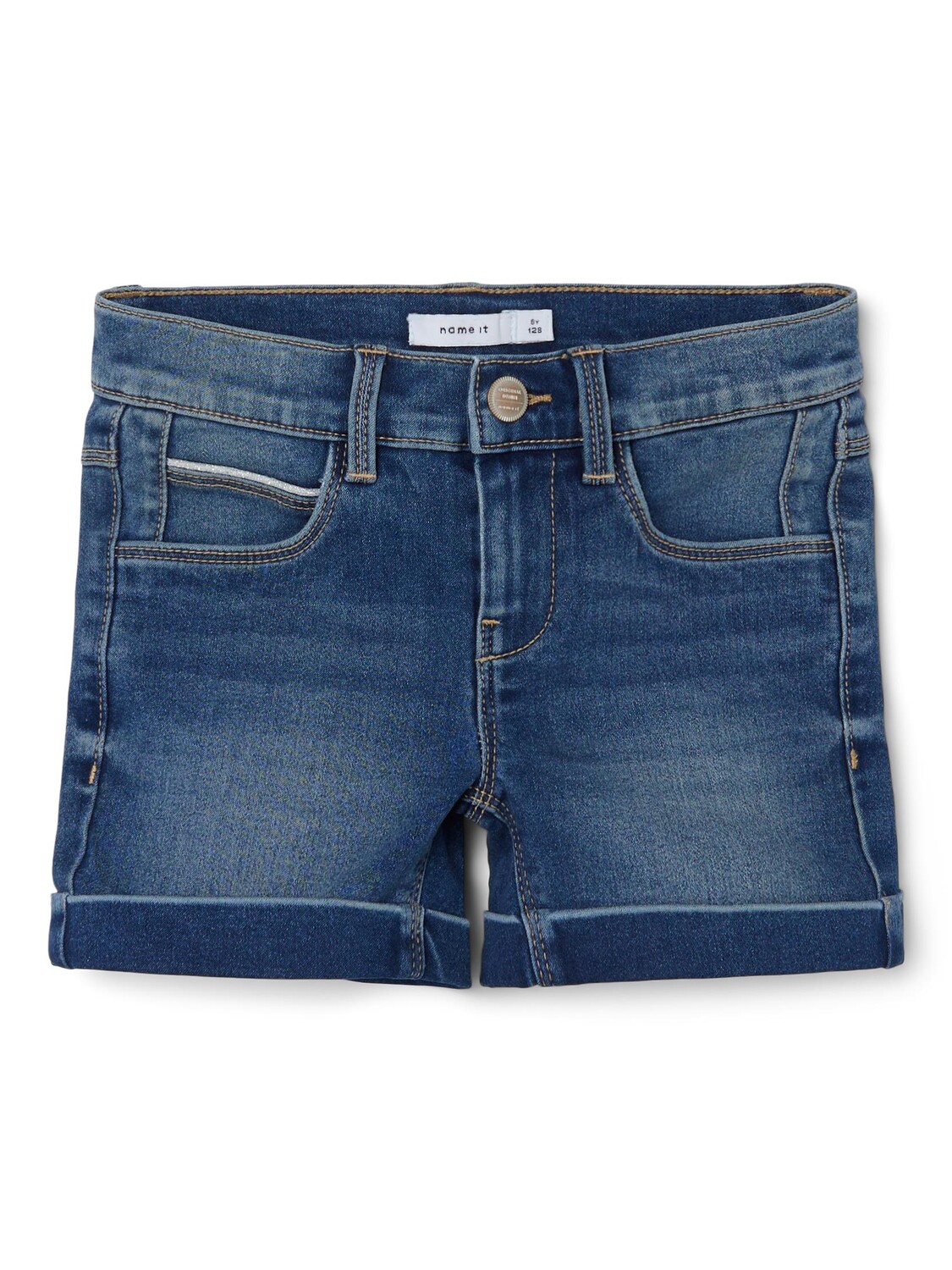 

Шорты name it Jean, цвет medium blue denim