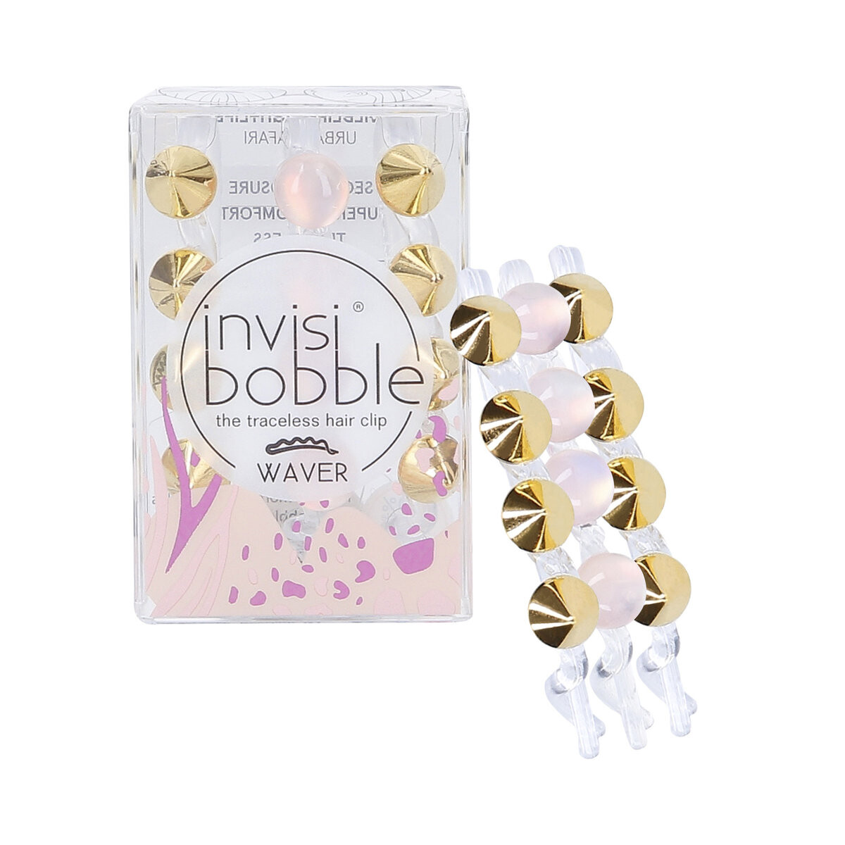 

Invisibobble, Waver, заколки для волос в стиле городского сафари, дикой и ночной жизни, 3 шт