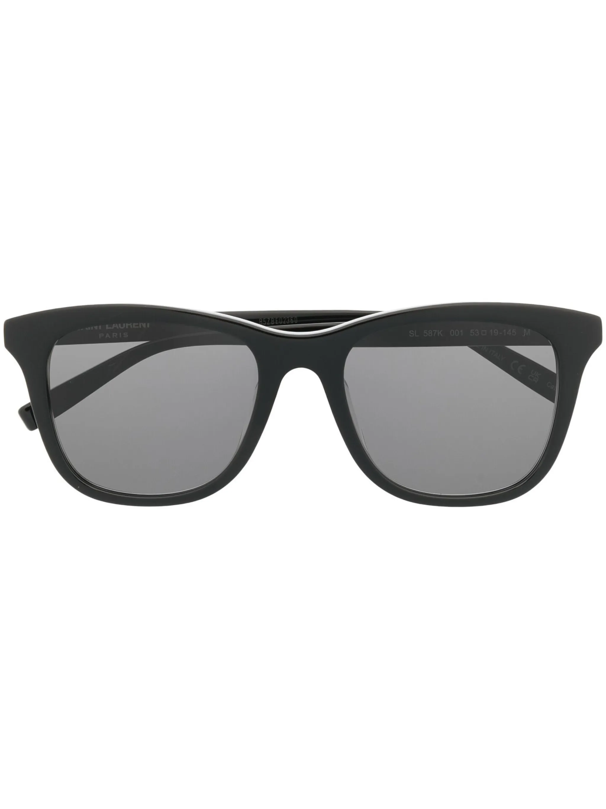 

Солнцезащитные очки в квадратной оправе Saint Laurent Eyewear, черный