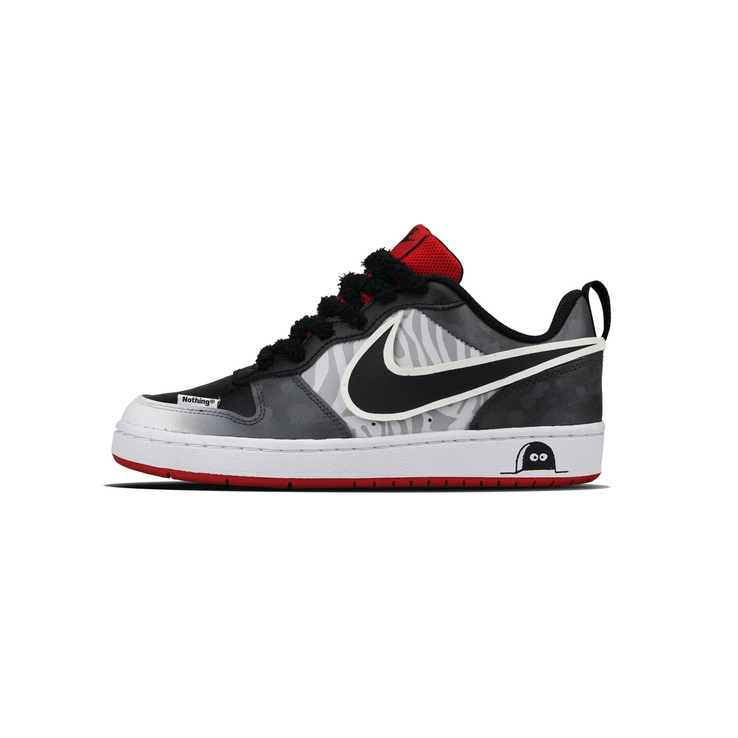 

Кроссовки Nike Court Borough 2 Skateboarding Shoes Women's Low-top Black/Dark Obsidian/Total Orange, черный/оранжевый