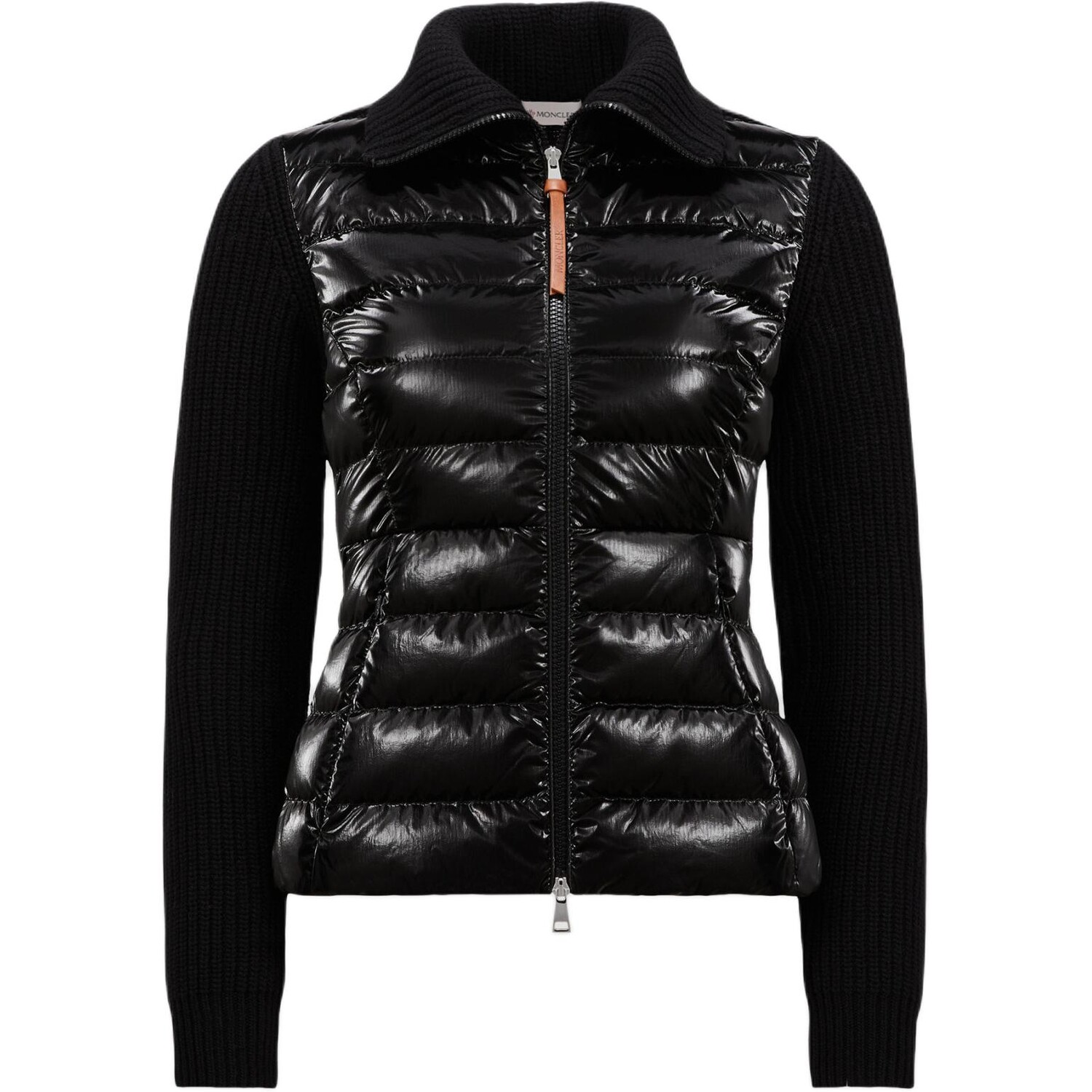 

Пуховик женский черный Moncler