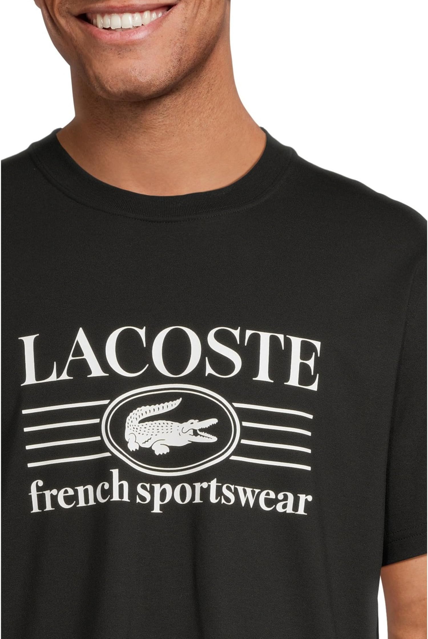 Футболка Lacoste, мужская, классическая — фото 4