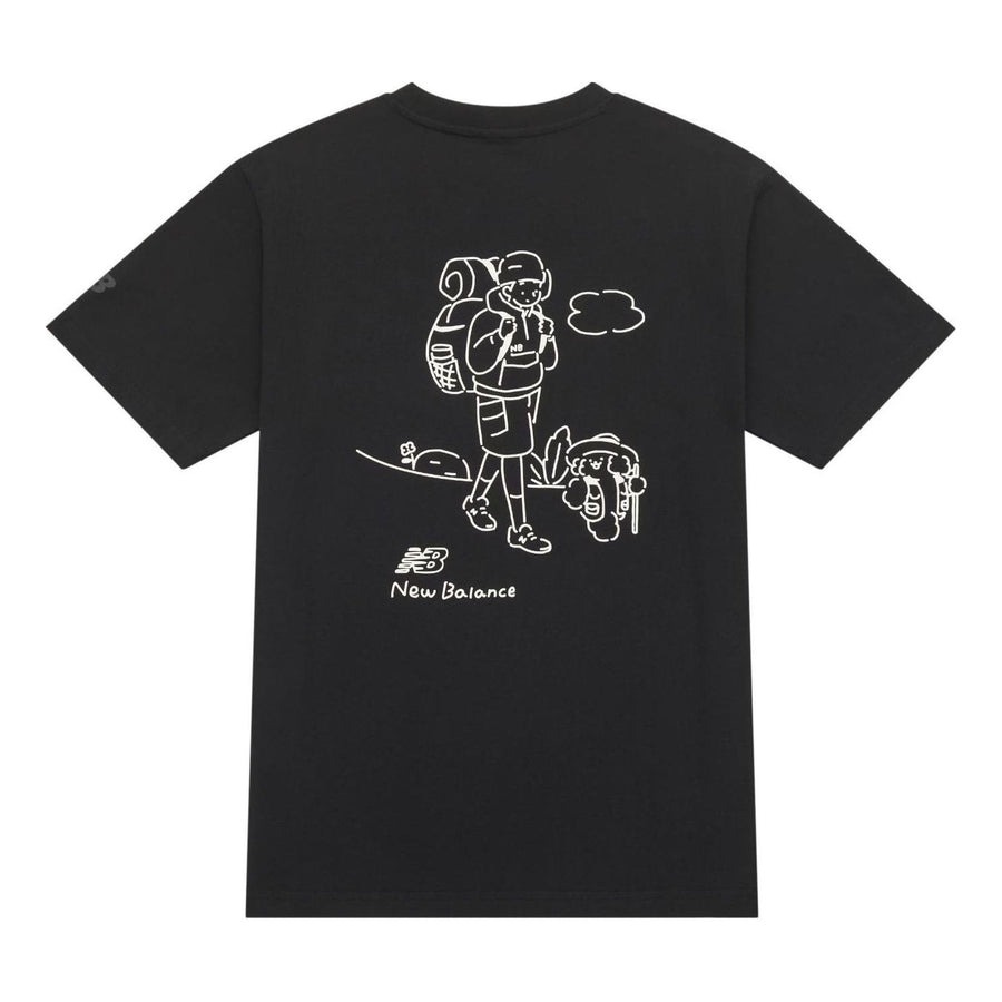

Футболка New Balance Hiking Graphic T-Shirt 'Black', черный