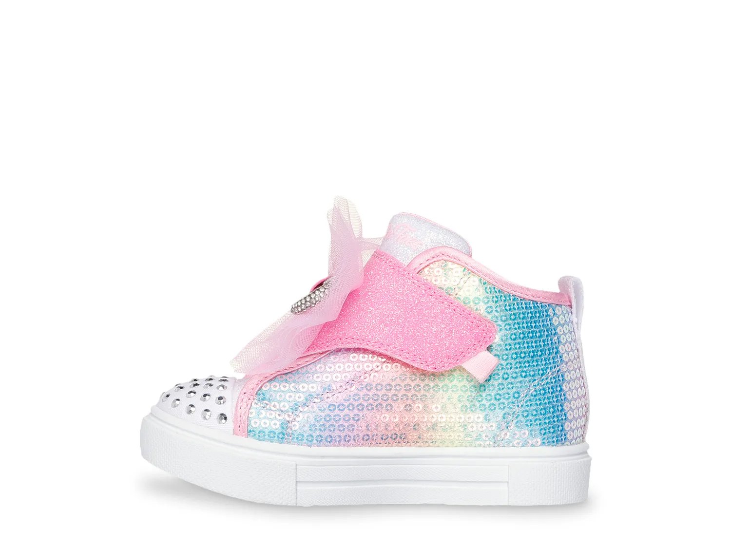 Кроссовки Skechers Twinkle Sparks Sequins Shimmer Sneaker - Kids', светло-розовый/мультиколор — фото 2