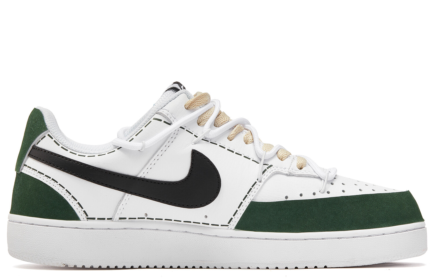 

Кроссовки Nike Court Vision 1 Skateboarding Shoes Men Low-top Green/White, цвет Jasper
