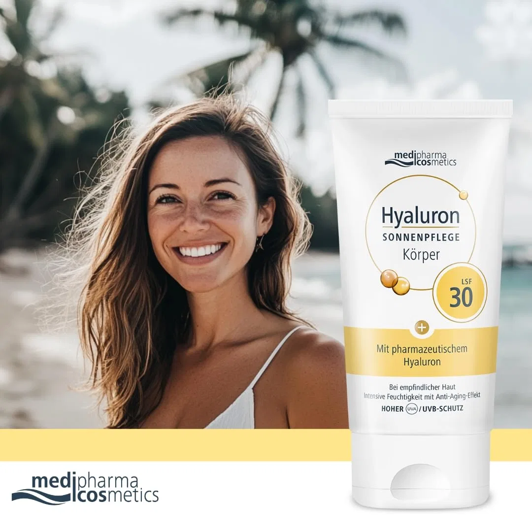Солнцезащитный крем для тела Hyaluronic Sun Care SPF 30 от medipharma cosmetics Medipharma Cosmetics — фото 2