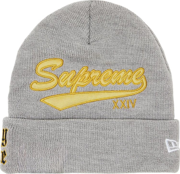 

Шапка Supreme x New Era Salvation 'Heather Grey', серый