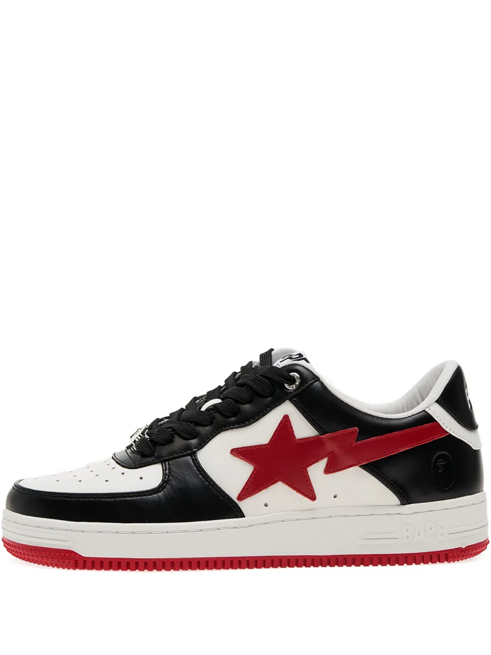 

Кроссовки со звездами и молниями A BATHING APE, черный