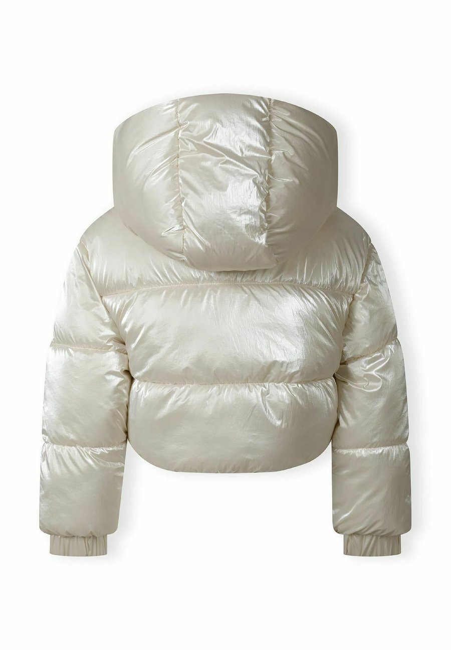 Зимняя куртка MINOTI CROPPED METALIC PUFFER, Cream/Off-White — фото 3
