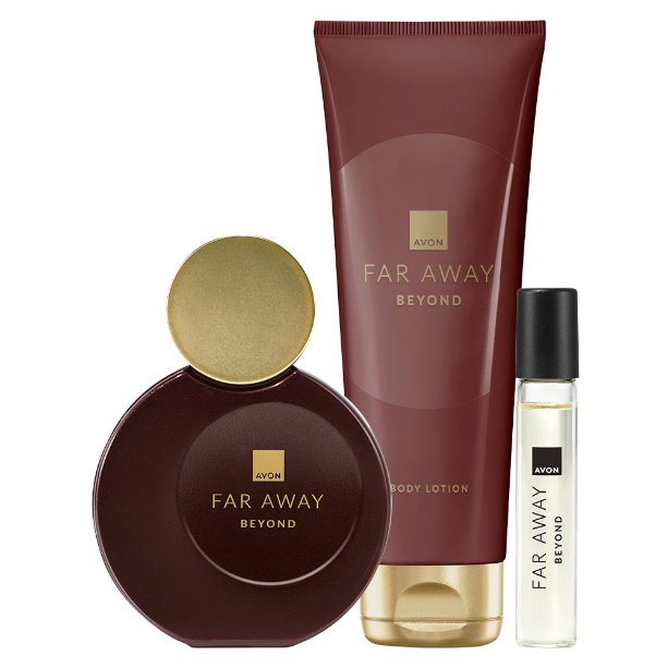 

Avon, Far Away Beyond, набор косметики, 3 предмета.