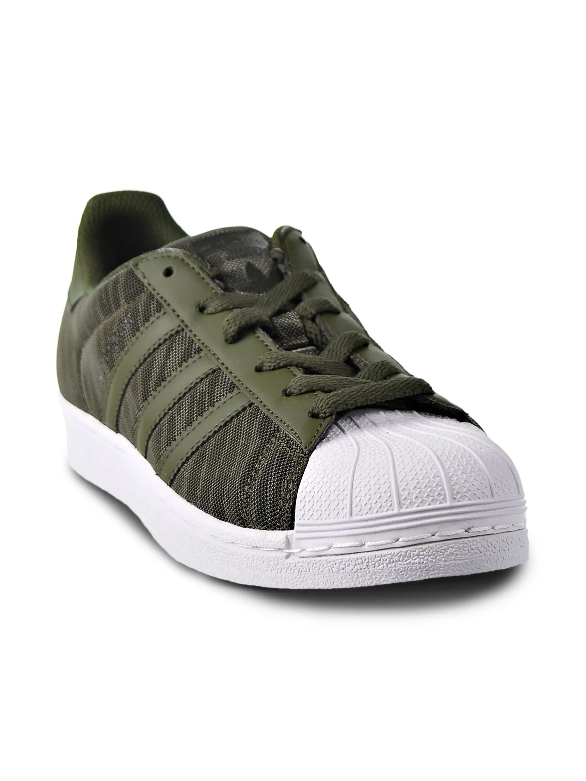 Кеды Super-Star Adidas Kids, зеленый — фото 2