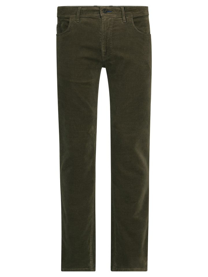 

Redpoint Вельветовые брюки MILTON темно-оливкового цвета