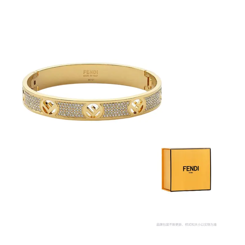 

FENDI Латунные браслеты для женщин Gold