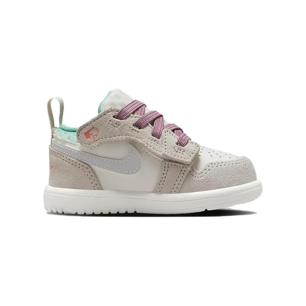 Кроссовки Jordan 1 Toddler Shoes TD Low-top White/gray, белый/серый — фото 2