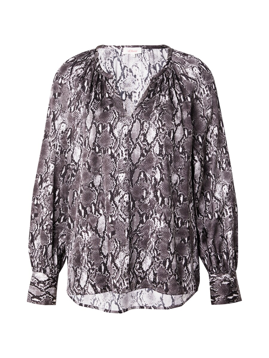 

Блузка s.Oliver, цвет Grey/Dark grey
