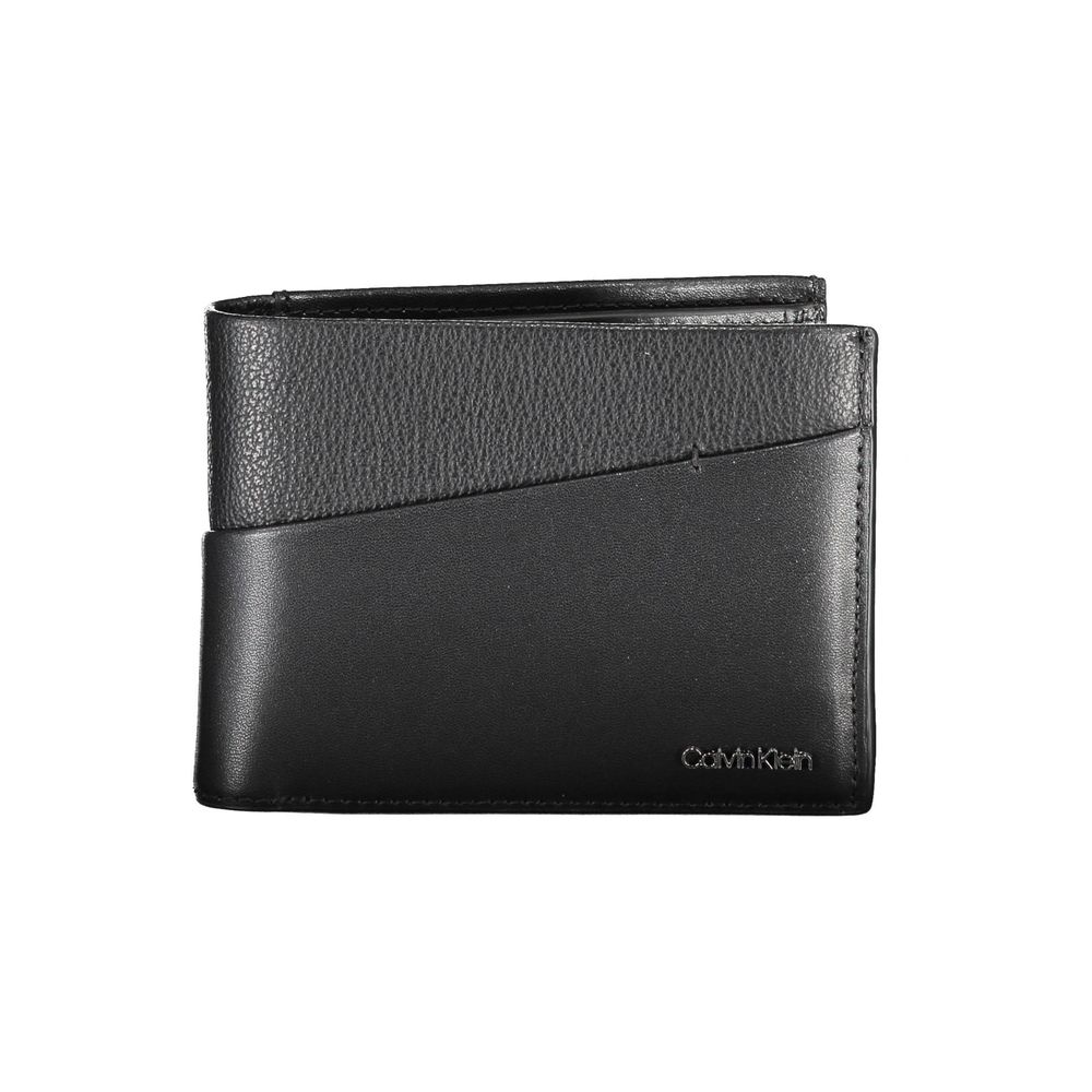 

Кожаный мужской кошелек Calvin Klein, черный